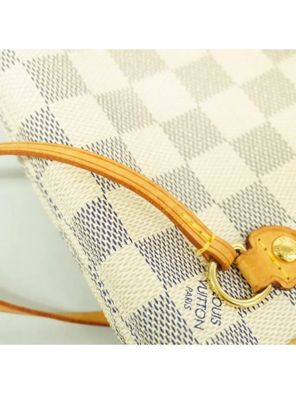 Louis Vuitton Tote Damier Azur Neverfull PM White
